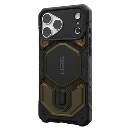 Калъф MagSafe за Apple iPhone 18 Pro Max / 17 Pro Max, Urban Armor Gear, Monarch Pro Kevlar, Зелен