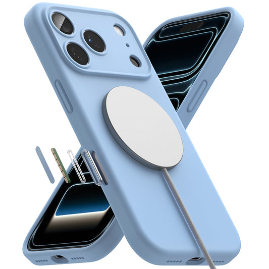 MagSafe Case for Apple iPhone 18 Pro, Ringke, Silicone, Blue