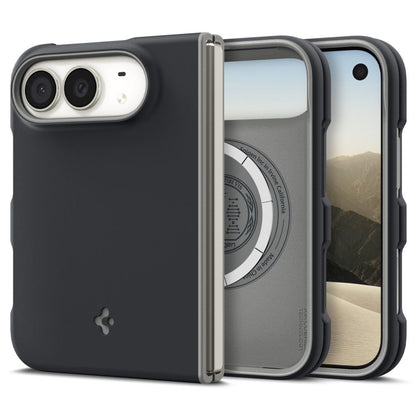 Калъф MagSafe за Apple iPhone Duo, Spigen, Nano Pop, черен ACS11687