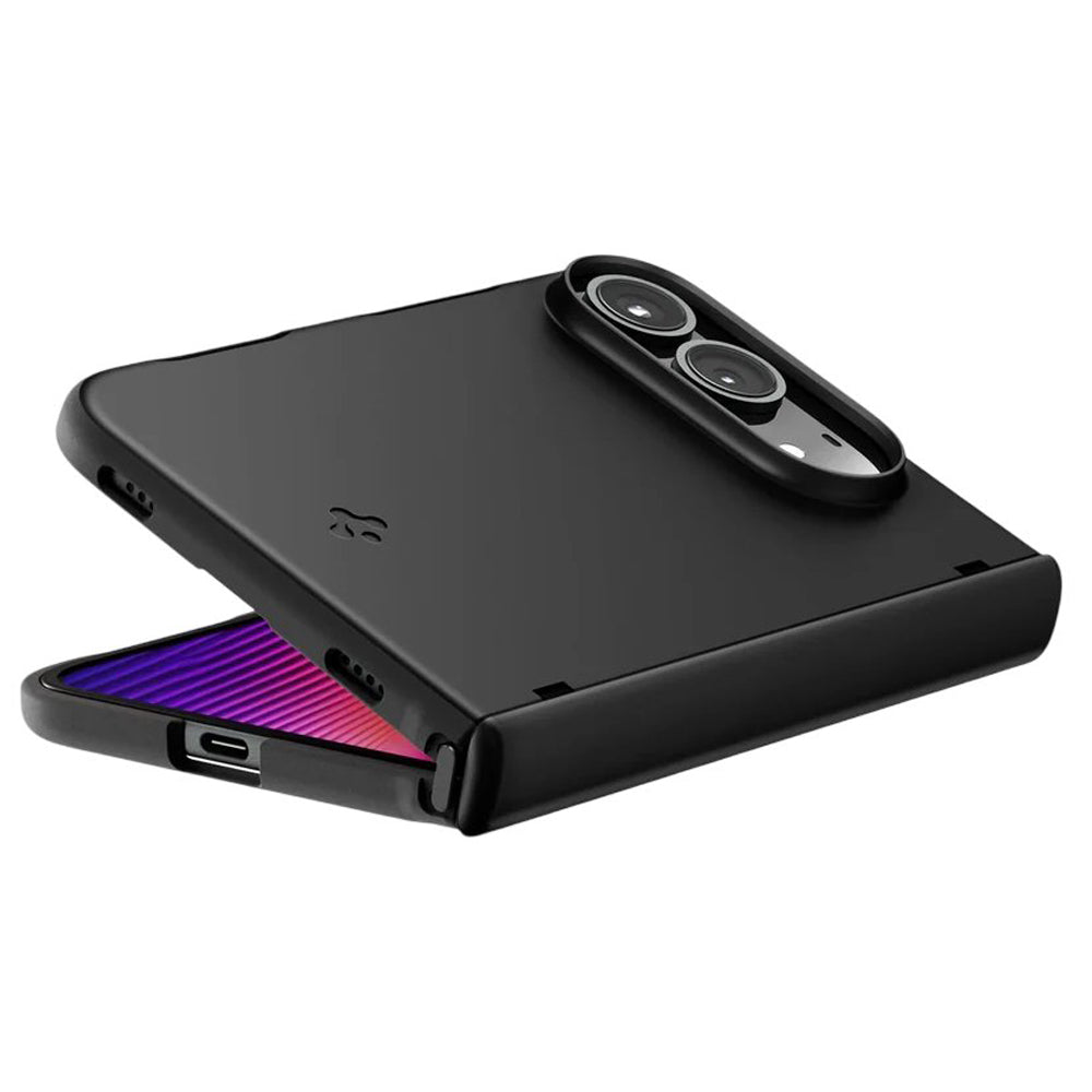 Калъф MagSafe за Apple iPhone Duo, Spigen, Thintech Pro, черен ACS11696
