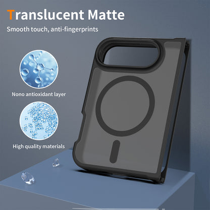 Калъф MagSafe за Apple iPhone Duo, Techsuit, PureFrost, сатененочерен