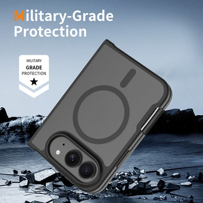 Калъф MagSafe за Apple iPhone Duo, Techsuit, PureFrost, сатененочерен