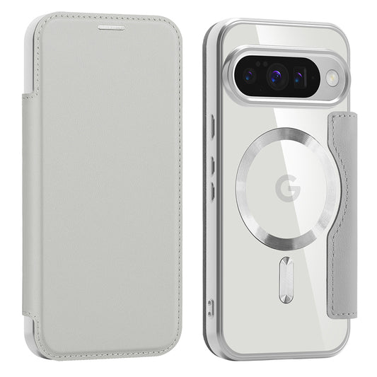 Калъф MagSafe за Google Pixel 10 Pro / 10, Techsuit, SmartMag Book, Сив