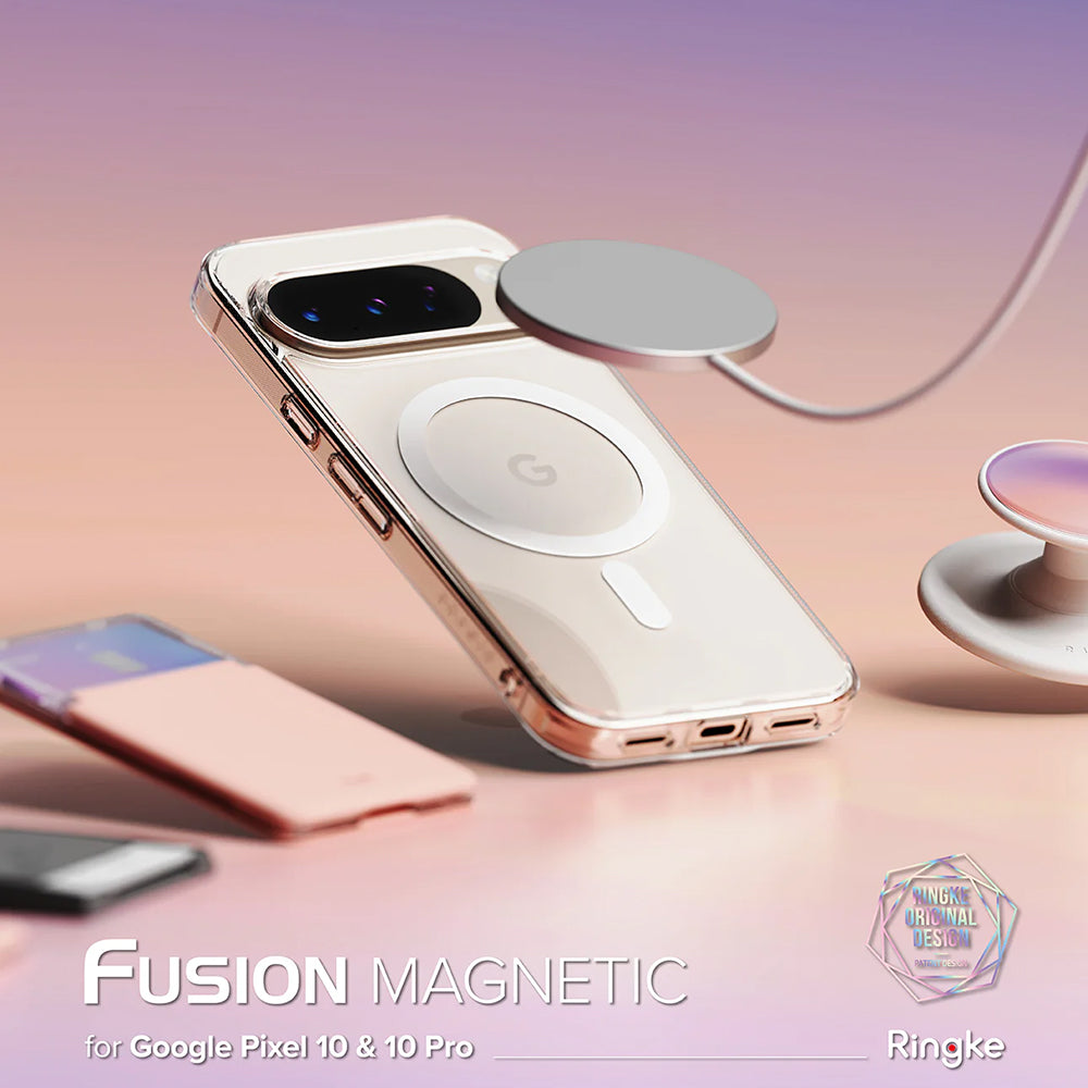 Калъф MagSafe за Google Pixel 10 Pro / 10, Ringke, Fusion, Прозрачен
