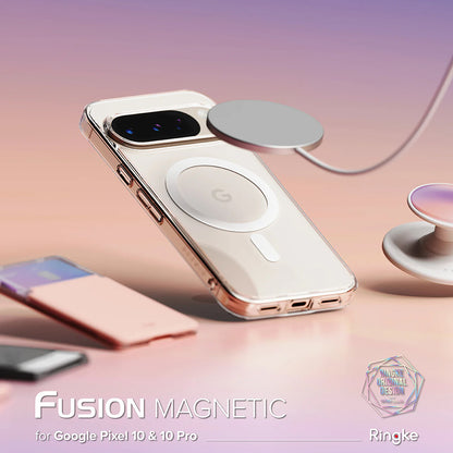 Калъф MagSafe за Google Pixel 10 Pro / 10, Ringke, Fusion, Прозрачен