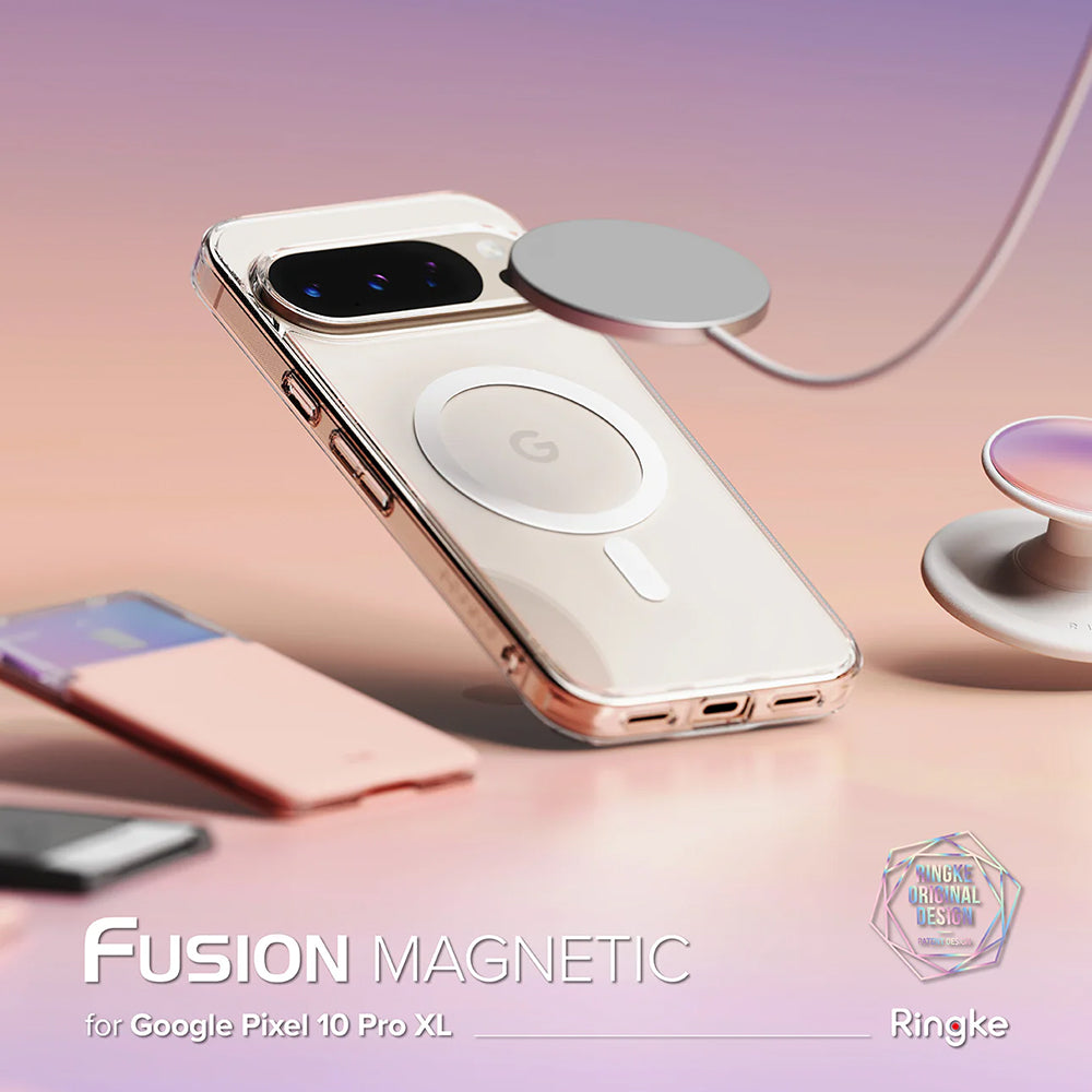 Калъф MagSafe за Google Pixel 10 Pro XL, Ringke, Fusion, Прозрачен