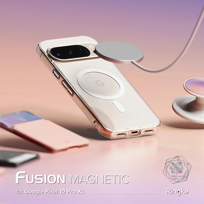 Калъф MagSafe за Google Pixel 10 Pro XL, Ringke, Fusion, Прозрачен