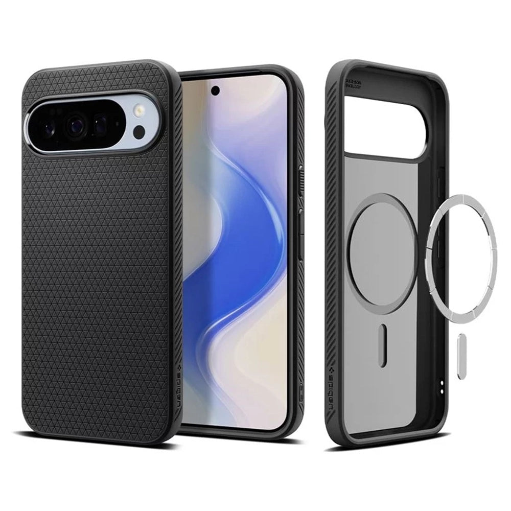 Калъф MagSafe за Google Pixel 10 Pro XL, Spigen, Liquid Air, Матово черен ACS09718