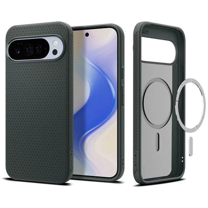 Калъф MagSafe за Google Pixel 10 Pro XL, Spigen, Liquid Air, зелен ACS09719