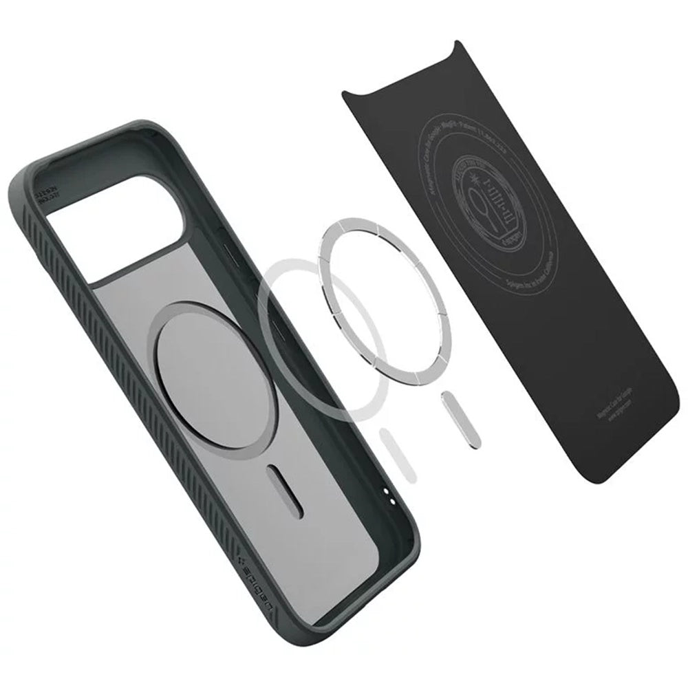 Калъф MagSafe за Google Pixel 10 Pro XL, Spigen, Liquid Air, зелен ACS09719