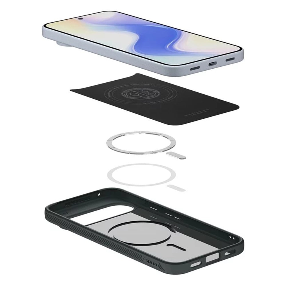 Калъф MagSafe за Google Pixel 10 Pro XL, Spigen, Liquid Air, зелен ACS09719