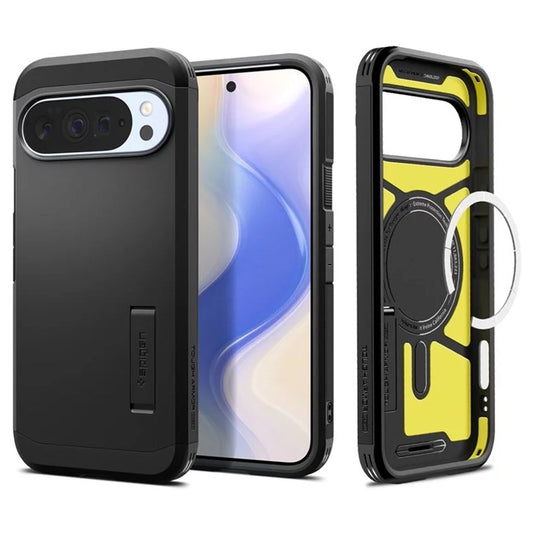 Калъф MagSafe за Google Pixel 10 Pro XL, Spigen, Tough Armor, Черен