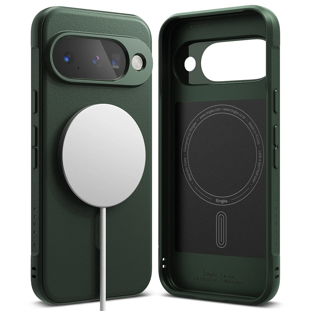 Калъф MagSafe за Google Pixel 10, Ringke, Onyx, Тъмнозелен