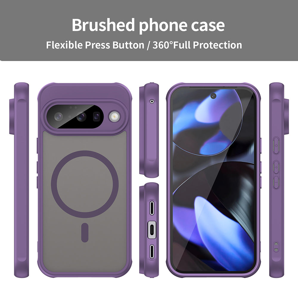 MagSafe Case for Google Pixel 10, Techsuit, HaloFrost II, Purple