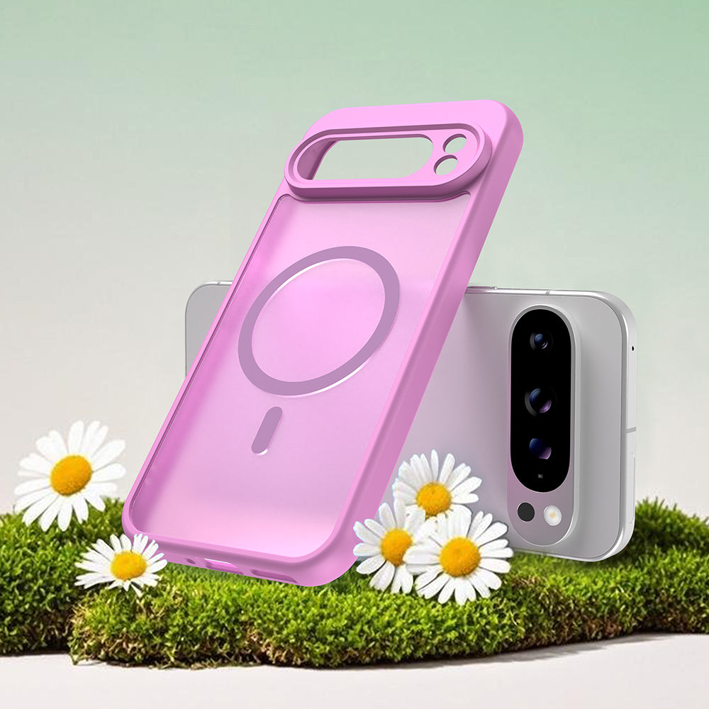 Калъф MagSafe за Google Pixel 10, Techsuit, HaloFrost II, Розов