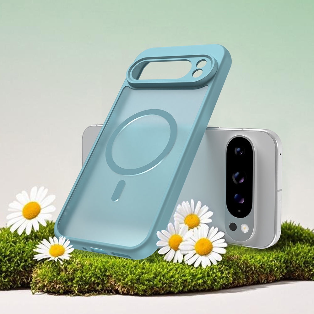 Калъф MagSafe за Google Pixel 10, Techsuit, HaloFrost II, Светлозелен