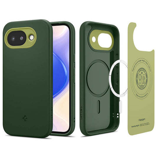 Калъф MagSafe за Google Pixel 10a, Spigen, Caseology Nano Pop, Зелен ACS11288