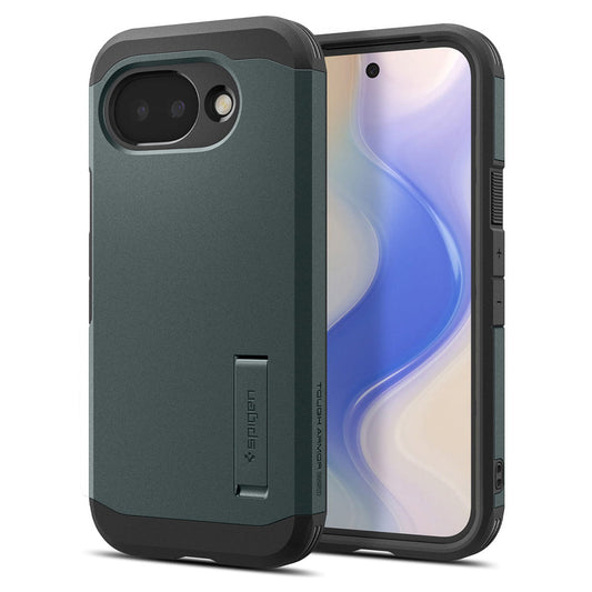 Калъф MagSafe за Google Pixel 10a, Spigen, Tough Armor, Зелен ACS11282