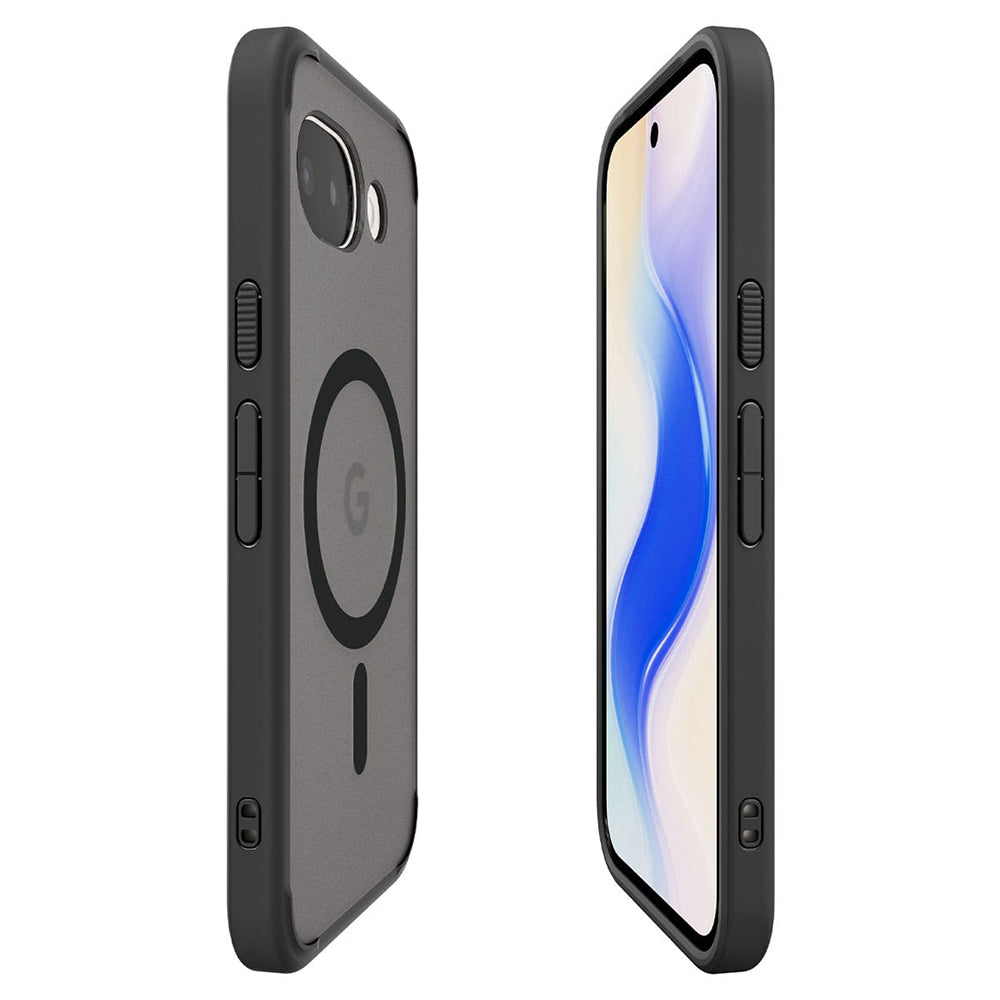 Калъф MagSafe за Google Pixel 10a, Spigen, Ultra Hybrid, Сатенено черен ACS11278