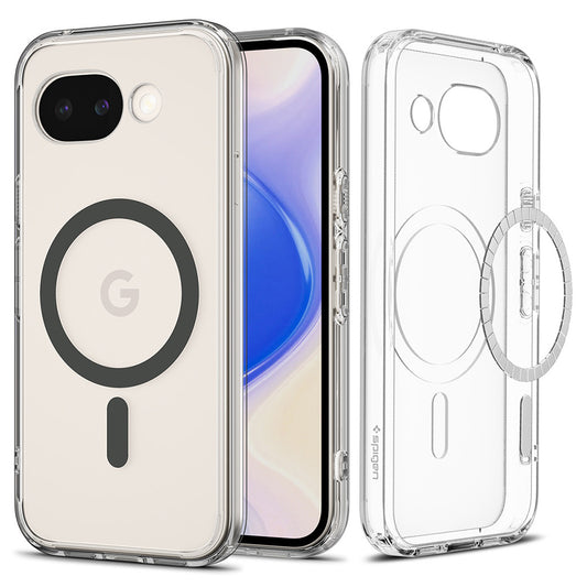 Калъф MagSafe за Google Pixel 10a, Spigen, Ultra Hybrid, Прозрачен Сив ACS11277