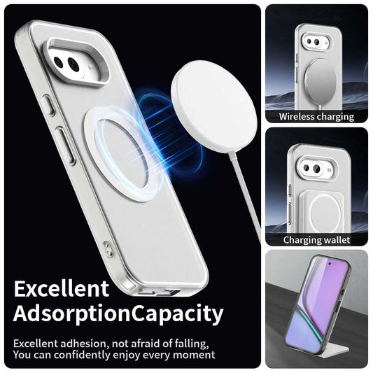 MagSafe калъф за Google Pixel 10a, Techsuit, CandyCase, бял
