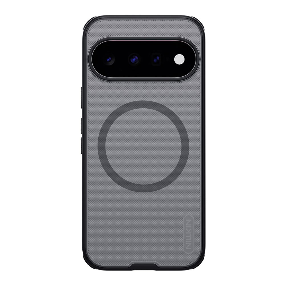 Калъф MagSafe за Google Pixel 11, Nillkin, Super Shield Pro, черен, прозрачен, със сатенено покритие