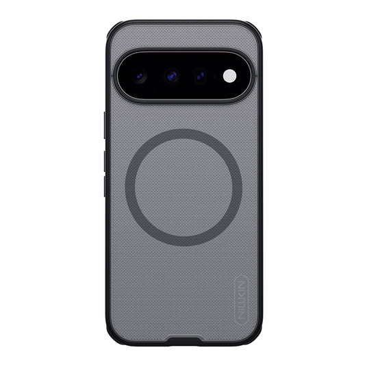 Калъф MagSafe за Google Pixel 11, Nillkin, Super Shield Pro, черен, прозрачен, със сатенено покритие