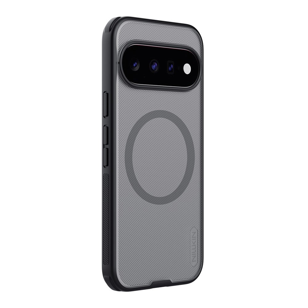 Калъф MagSafe за Google Pixel 11, Nillkin, Super Shield Pro, черен, прозрачен, със сатенено покритие