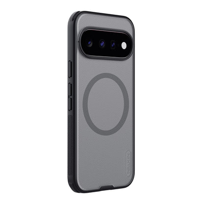Калъф MagSafe за Google Pixel 11, Nillkin, Super Shield Pro, черен, прозрачен, със сатенено покритие