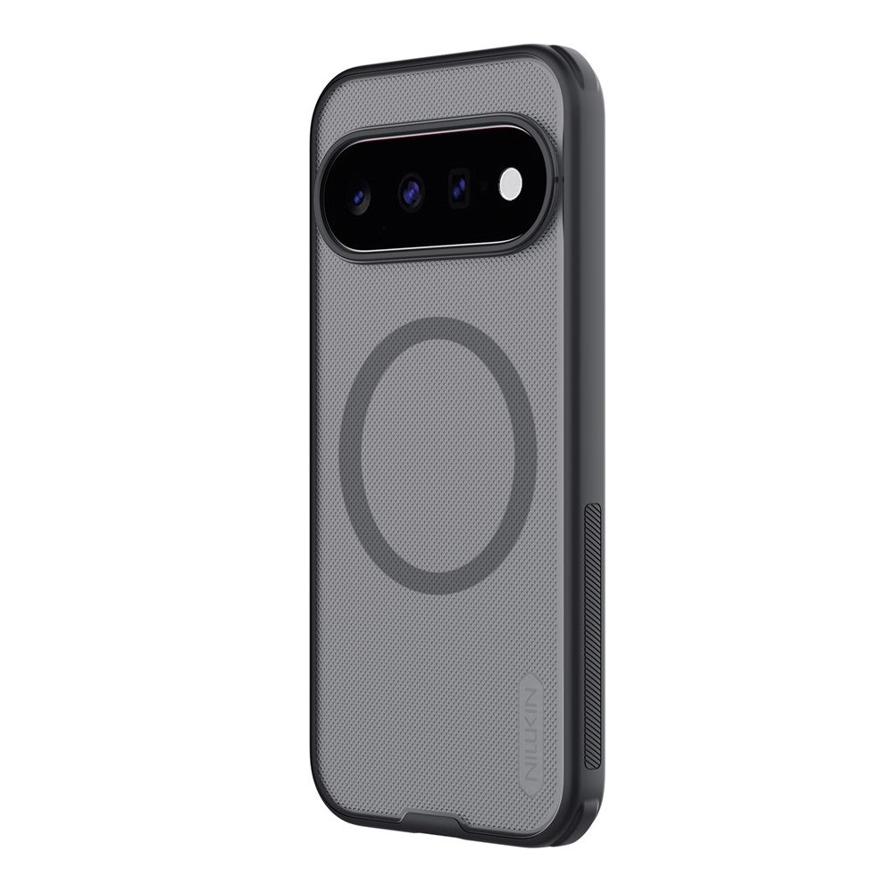 Калъф MagSafe за Google Pixel 11, Nillkin, Super Shield Pro, черен, прозрачен, със сатенено покритие