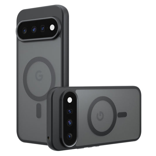 Калъф MagSafe за Google Pixel 11 Pro / 11, Techsuit, PureFrost, Черен сатен