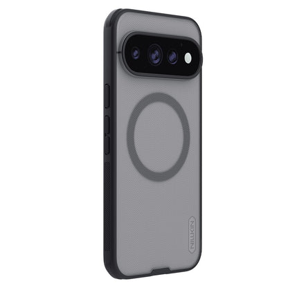 Калъф MagSafe за Google Pixel 11 Pro, Nillkin, Super Shield Pro, черен, прозрачен, със сатенено покритие