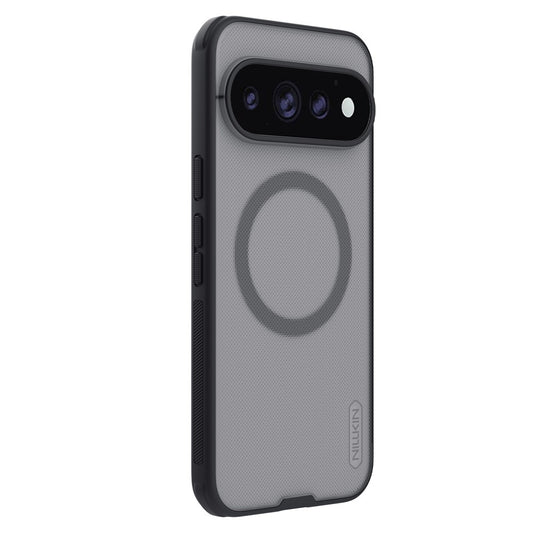 Калъф MagSafe за Google Pixel 11 Pro, Nillkin, Super Shield Pro, черен, прозрачен, със сатенено покритие