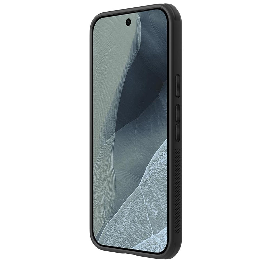 Калъф MagSafe за Google Pixel 11 Pro, Nillkin, Super Shield Pro, черен, прозрачен, със сатенено покритие