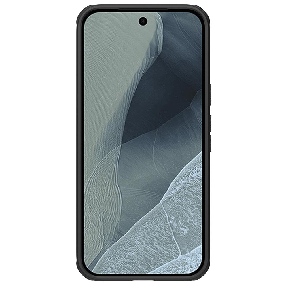 Калъф MagSafe за Google Pixel 11 Pro, Nillkin, Super Shield Pro, черен, прозрачен, със сатенено покритие