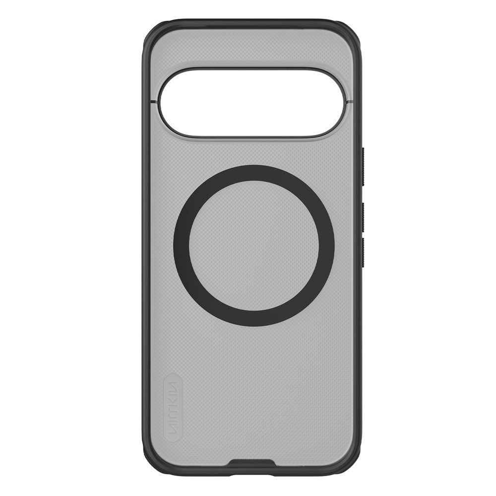 Калъф MagSafe за Google Pixel 11 Pro, Nillkin, Super Shield Pro, черен, прозрачен, със сатенено покритие