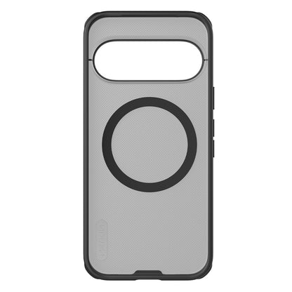 Калъф MagSafe за Google Pixel 11 Pro, Nillkin, Super Shield Pro, черен, прозрачен, със сатенено покритие