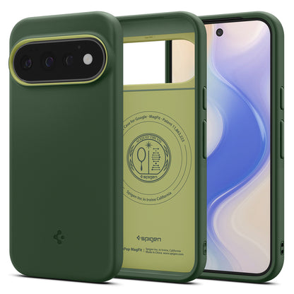 Калъф MagSafe за Google Pixel 11 Pro, Spigen, Caseology Nano Pop, Зелен ACS11436
