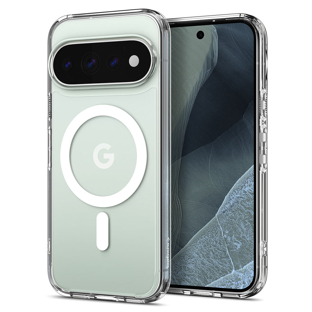 Калъф MagSafe за Google Pixel 11 Pro, Spigen, Ultra Hybrid, Прозрачен бял ACS11431