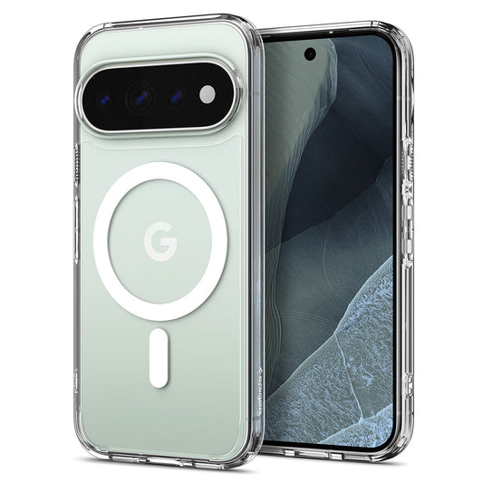 Калъф MagSafe за Google Pixel 11 Pro, Spigen, Ultra Hybrid, Прозрачен бял ACS11431