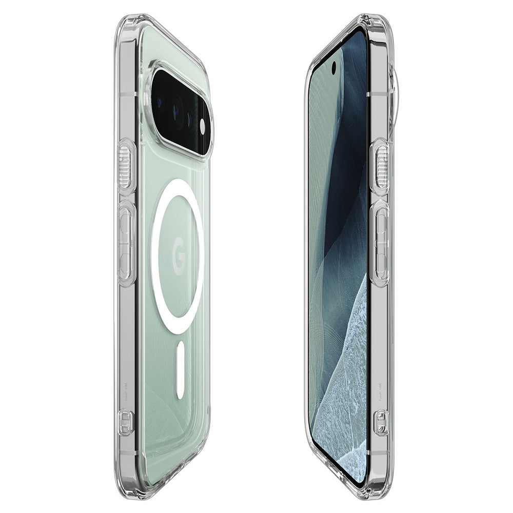 Калъф MagSafe за Google Pixel 11 Pro, Spigen, Ultra Hybrid, Прозрачен бял ACS11431