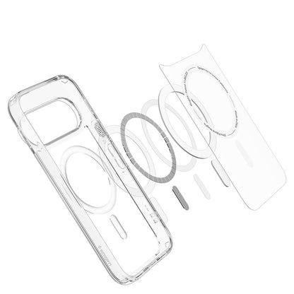 Калъф MagSafe за Google Pixel 11 Pro, Spigen, Ultra Hybrid, Прозрачен бял ACS11431