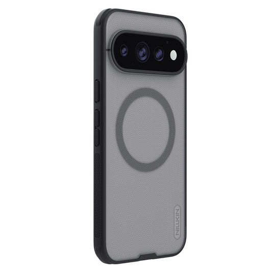 Калъф MagSafe за Google Pixel 11 Pro XL, Nillkin, Super Shield Pro, черен, прозрачен, сатенен