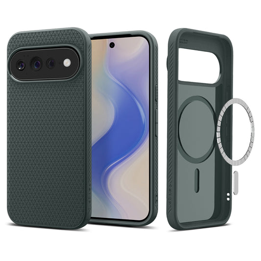 Калъф MagSafe за Google Pixel 11 Pro XL, Spigen, Liquid Air, Зелен ACS11863