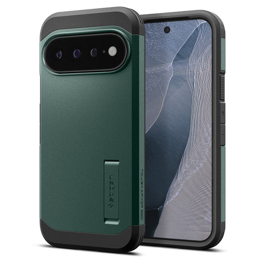 Калъф MagSafe за Google Pixel 11 Pro XL, Spigen, Tough Armor, Зелен ACS11864