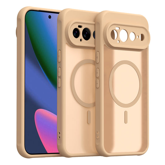 Калъф MagSafe за Google Pixel 11 Pro XL, Techsuit, HaloFrost II, Златист