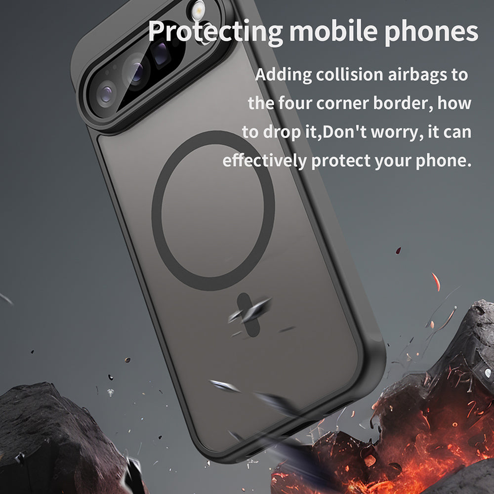 Калъф MagSafe за Google Pixel 11 Pro XL, Techsuit, HaloFrost II, Тъмносин