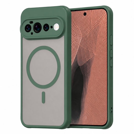 Калъф MagSafe за Google Pixel 11 Pro XL, Techsuit, HaloFrost II, Зелен