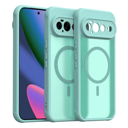 Калъф MagSafe за Google Pixel 11 Pro XL, Techsuit, HaloFrost II, Светлозелен