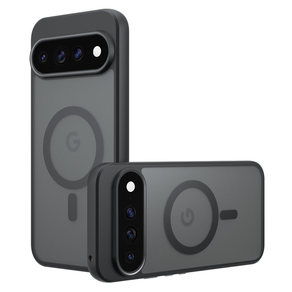 Калъф MagSafe за Google Pixel 11 Pro XL, Techsuit, PureFrost, Черен сатен